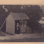 Mrs Brogdens Wool Slipper Stand above the Boating Pond*