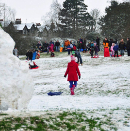 *Sledging in Valley gardens5