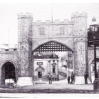 Valley Gardens Entrance 1889 - Temporary for Opening of the New Hospital