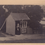 Mrs Brogdens Wool Slipper Stand above the Boating Pond*