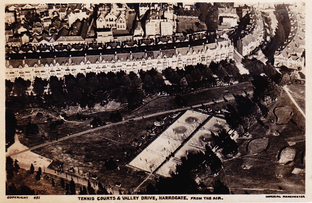 Valley Gardens from the Air - Tennis Courts*