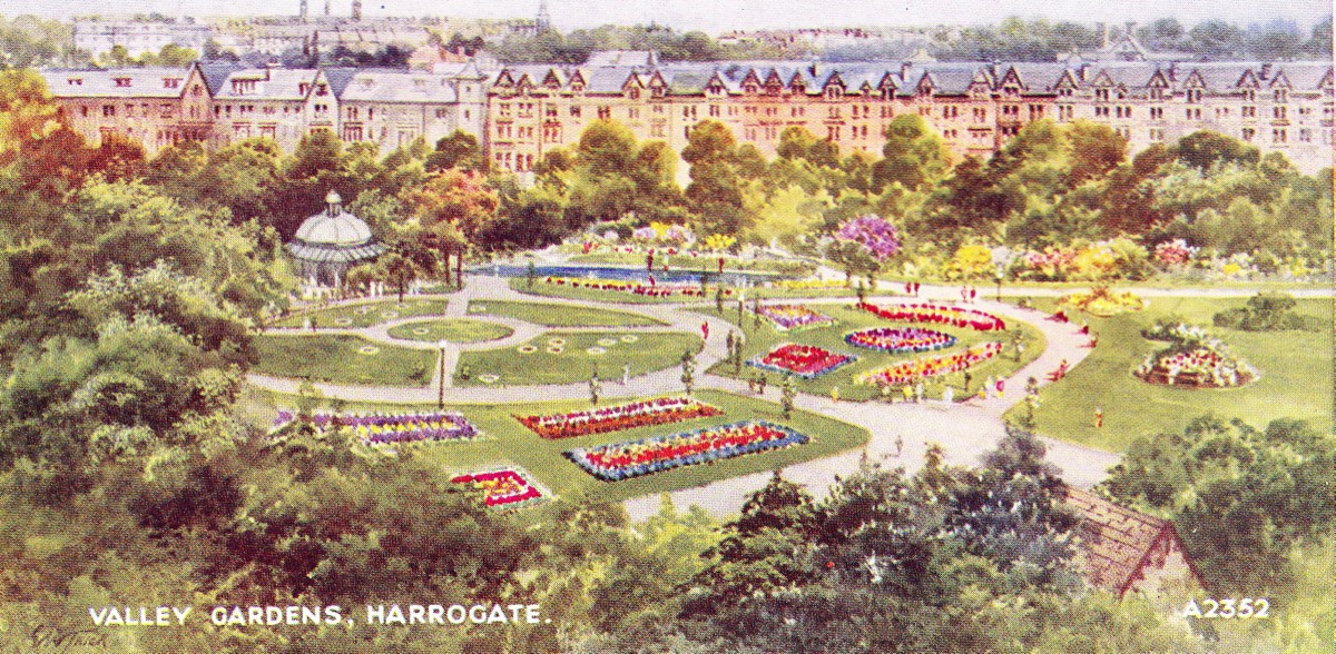 Valley Gardens from the Air - Central Area