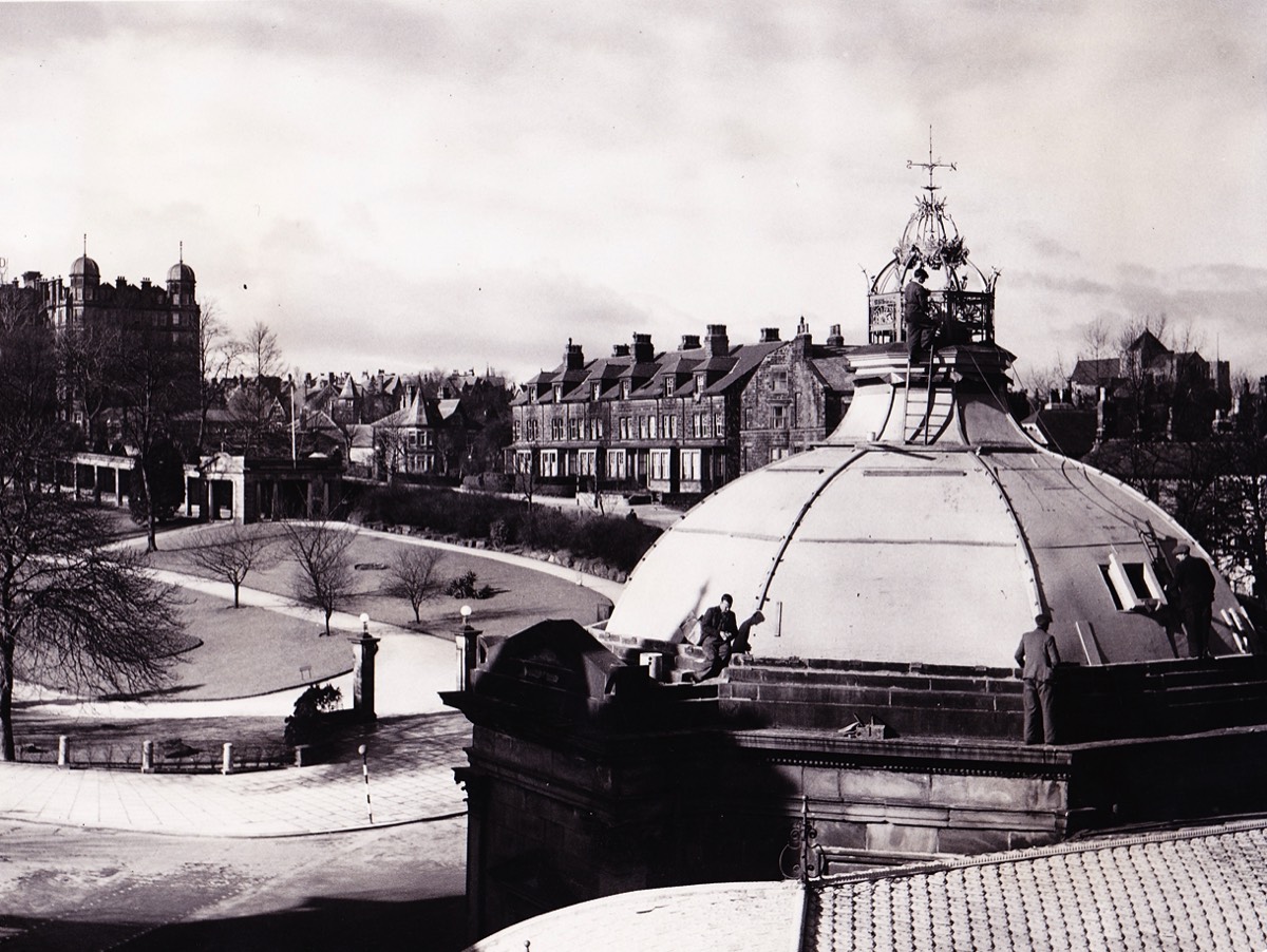 Garden Entrance from Pump Room Roof*